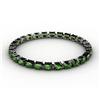 Image 1 : Genuine 11.50 ctw  Peridot Bracelet 18kt White or Yellow Gold 6.8g
