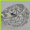 Image 1 : Genuine  0.87 ctw Diamond Ring 18KT White Gold