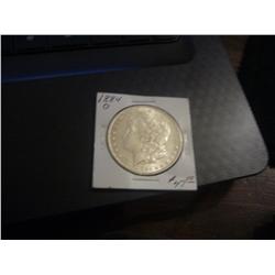 1884-0 MORGAN SILVER DOLLAR