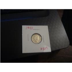 1908-s barber dime great shape