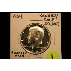 1964 Kennedy Half Dollar (Accented Hair Variety) Proof