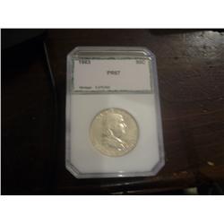 1963 FRANKLIN HALF DOLLAR PR67 PCI GRADED