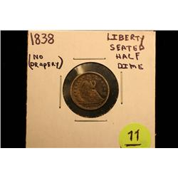1838 Liberty Seated Half Dime