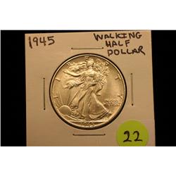 1945 Walking Liberty Half Dollar (Higher Grade)