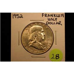 1952 Franklin Half Dollar B.U.