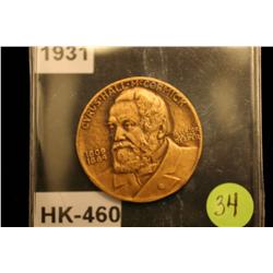 1931 So-Called Dollar CYRUS MCCORMICK HK#460