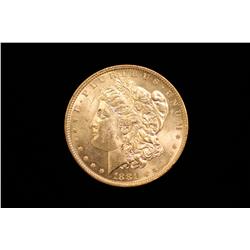 1881-O Morgan Silver Dollar B.U. (Reverse Rainbow)