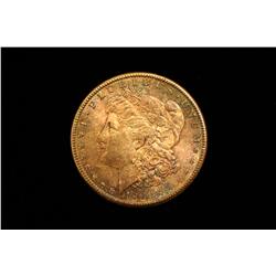 1881-S Morgan Silver Dollar B.U. Real Nice Rainbow Toning