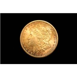 1881-S Morgan Silver Dollar B.U. Rainbow OBV