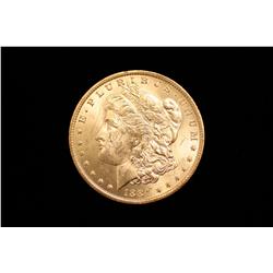 1884-O Morgan Silver Dollar B.U. Rainbow Reverse