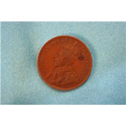 1916 Canadian Penny WWI