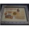 Image 1 : SACAGAWEA COINS IN A FRAME