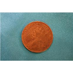 1918 Canadian Penny WWI Ends