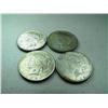 Image 1 : Lot of  4 Peace Dollar 22p,25p,22p,23p