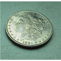 1881 O UNC Morgan Dollar
