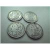 Image 1 : (4) Morgan Dollars 78p,84s,79s,85o