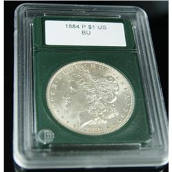 1884 p BU Morgan Slabbed