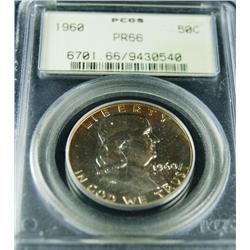 1960 PR 66 Franklin Half Dollar PCGS
