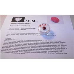 4.5 ct. Natural Ruby Gemstone $ 1500 GG GIA