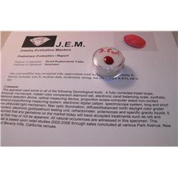 3.5 ct. Natural Ruby Gem $ 1400 GG GIA