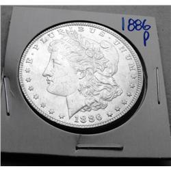 1886 p Unc Morgan