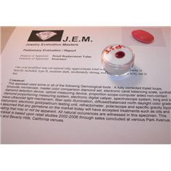 3.5 ct. Natural Ruby Gem $ 1350 GG GIA