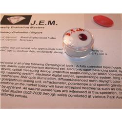 3.5 ct. Natural Ruby Gem $ 1300 GG GIA