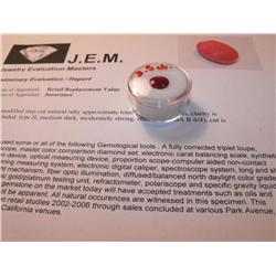 3.5 ct. Natural Ruby Gem $ 1350 GG GIA