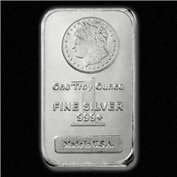 Morgan Design Bar 1 oz. .999 Pure Silver