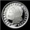 Image 1 : 1 oz. Morgan Head Round Silver Pure