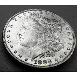 1886 p Unc Morgan Dollar