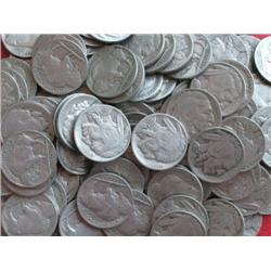 (500) Buffalo Nickels - RD