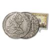 Image 1 : First US DOLLAR! Colonial SIlver Dollar- REALE