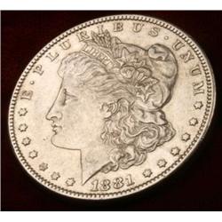 1881- Mint State Morgan Silver Dollar