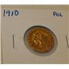 Image 1 : 1910 AU Grade (or better) $2.5 Gold Indian