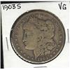 Image 1 : 1903 S Better Date Morgan - VG - KEY