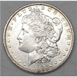 1897 UNC Morgan SIlver Dollar