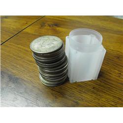 Roll of 20 Peace Silver Dollars