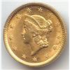 Image 1 : $1 Civil War Era Type I Gold Coin - Random Date