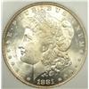 Image 1 : 1881s pl Morgan Silver Dollar