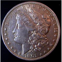 1901o unc silver dollar morgan