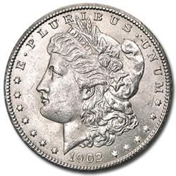 1902 au + Morgan Silver Dollar