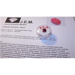 2.5 ct. Natural Ruby Gem $ 1600 GG GIA