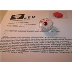 3.5 ct natural Ruby Gem $ 1400 GG GIA