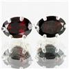 Image 1 : 4.41ctw Red Garnet Sterling Earrings (JEW-2655)