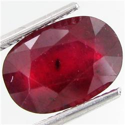 5.64ct Glowing Natural Blood Ruby Oval Beauty (GEM-29406)