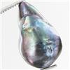 16.87ct Baroque Peacock Black South Sea Saltwater Pearl (GEM-33256)