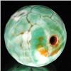 27.45ct Spearmint Fire Agate Sphere Pendant (GEM-35644)