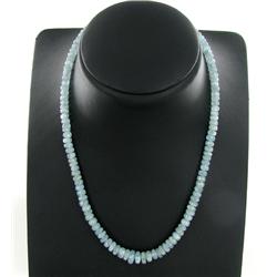 80ctw Aquamarine Silver Necklace Appr Est $9k (JEW-3314)