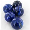 Image 1 : 200ct Natural Lapis 18mm Round Bead Parcel (GEM-37485)